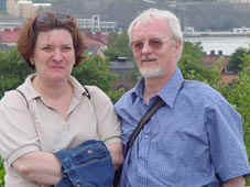 Benny og Anne i Stockholm juli 2002